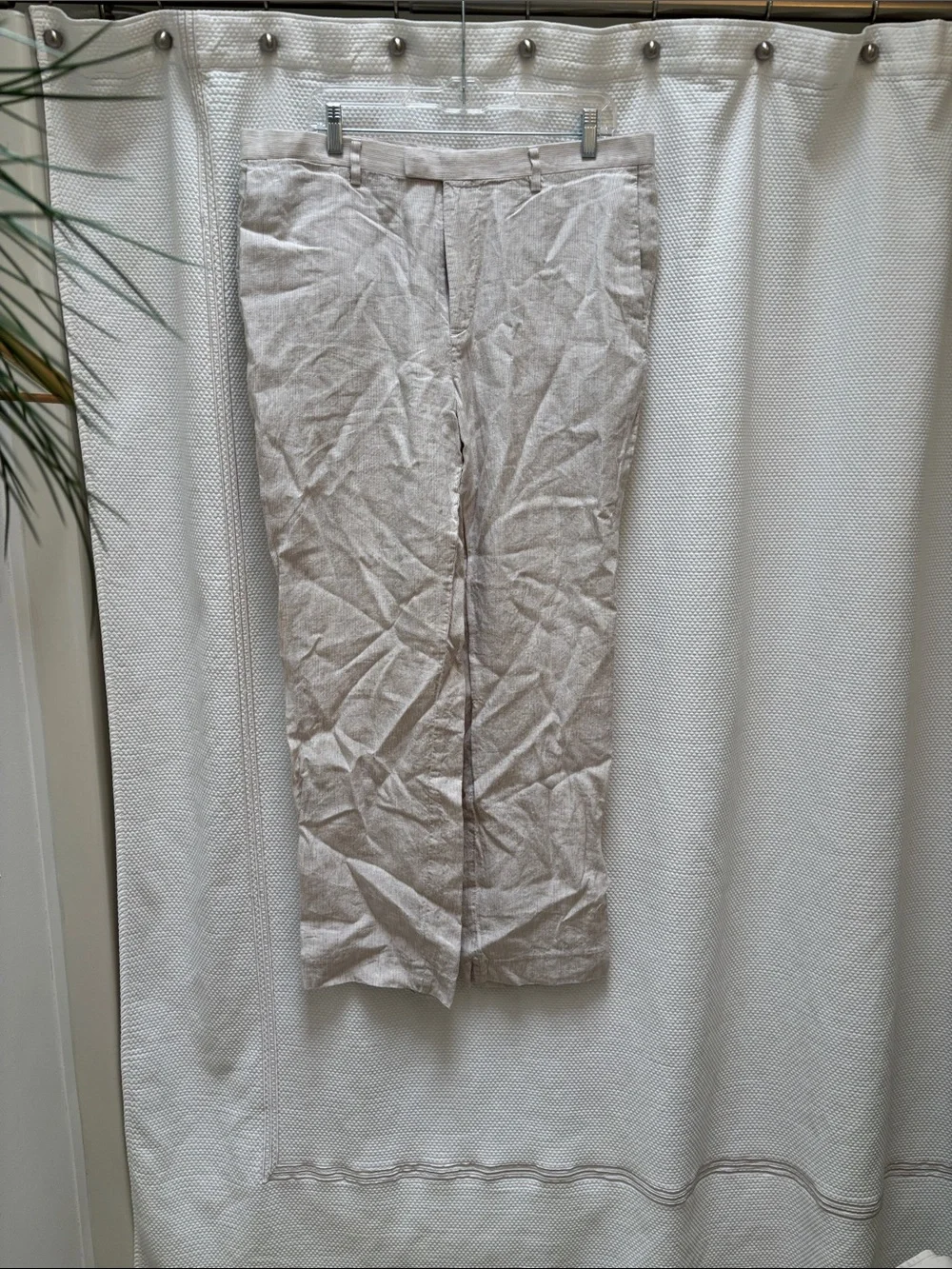 Banana Republic Heritage Collection Light Tan Linen-Blend Chinos